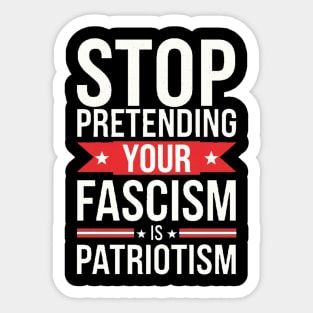 Anti Trump Apparel anti fascist Sticker